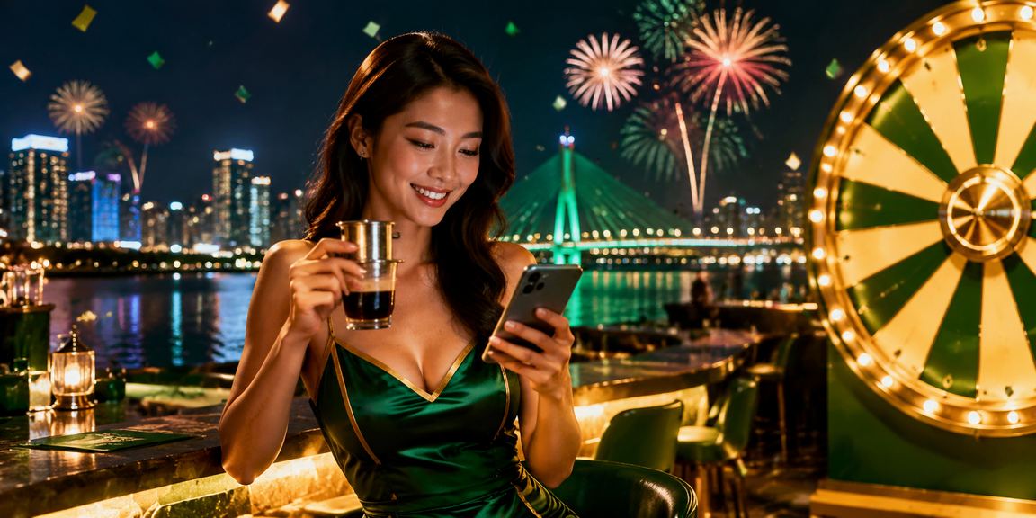 Bàn Roulette phong cách casino hiện đại tại Đà Nẵng với người chơi Việt Nam